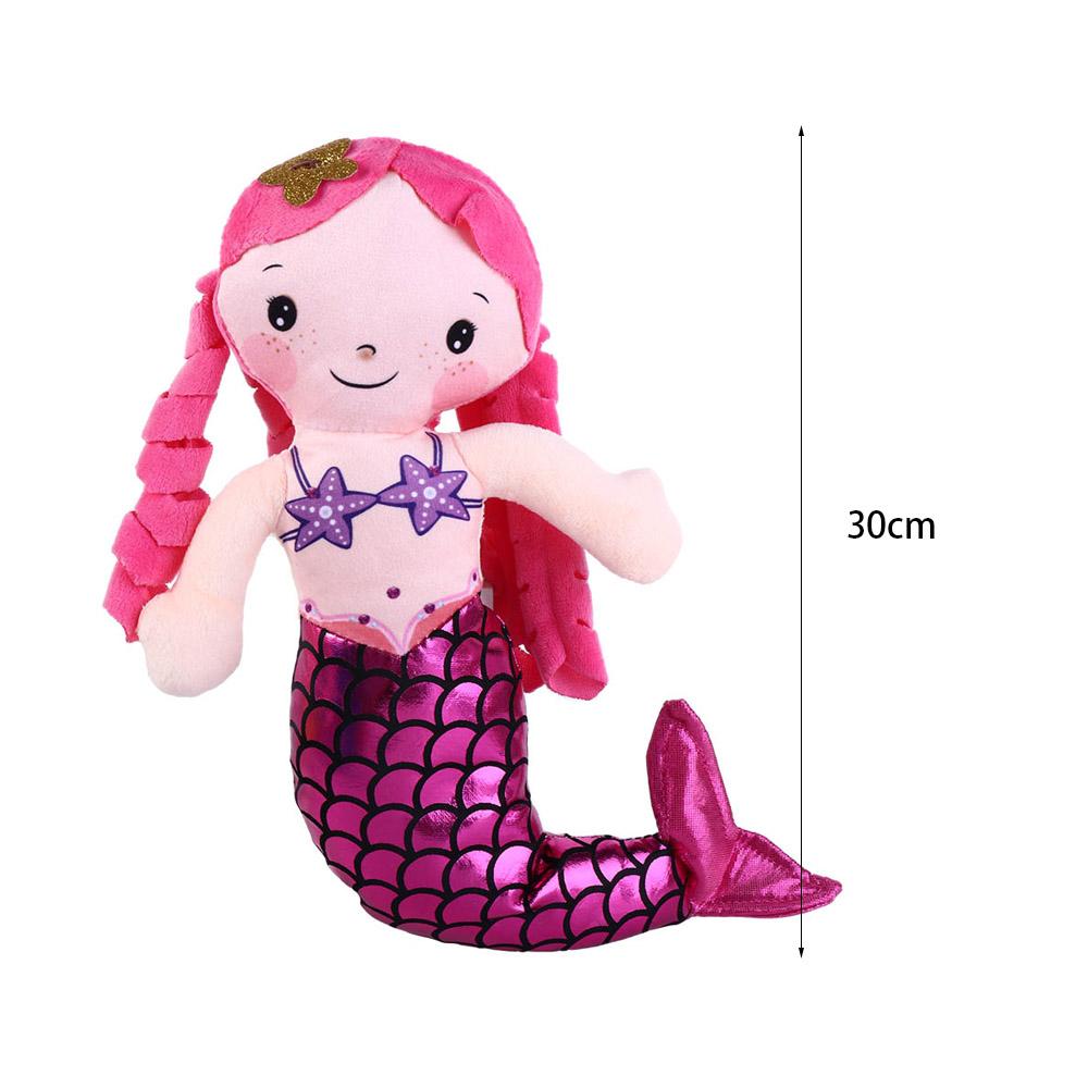 Plush Toys Mini 30cm Doll Pillow Stuffed Toys Cartoon Animal Princess Ragdoll Mermaid Plush Toy