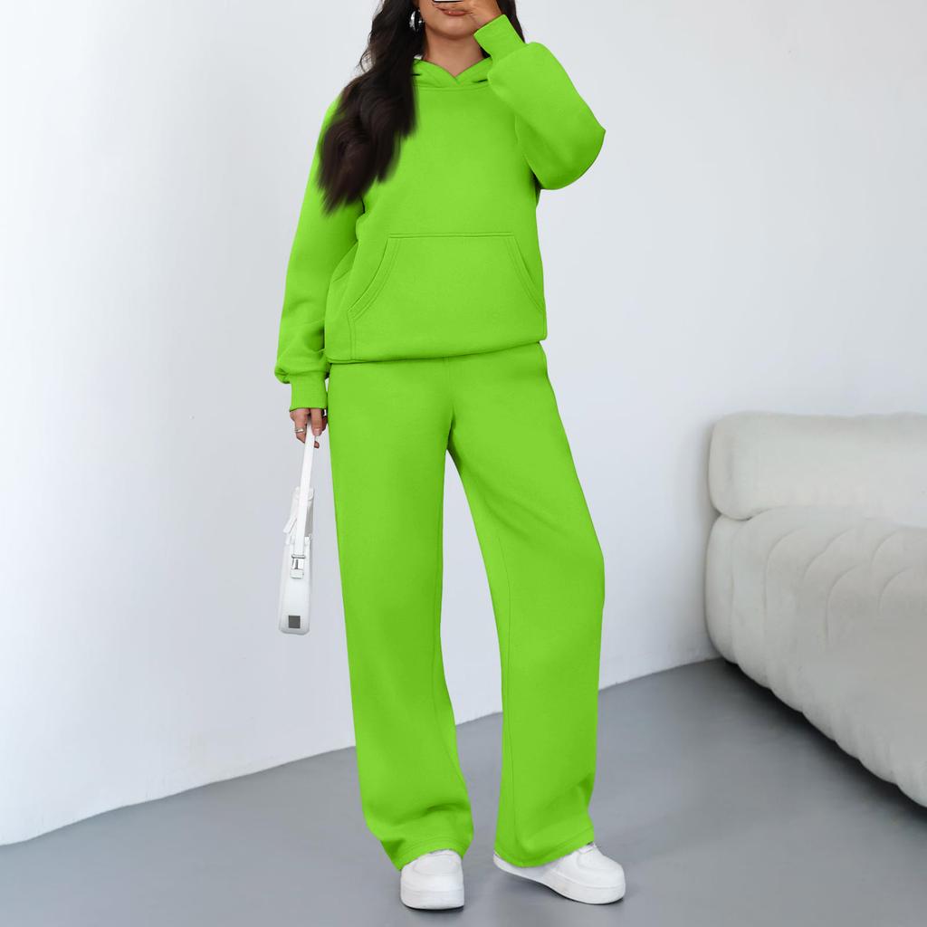 Damen Lässiger Warmer Hoodie Lässige Hose Wintersportanzug