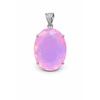 81 Ct Natural Ethiopian Opal Gemstone Pendant Vintage Pink 925 Sterling Silver