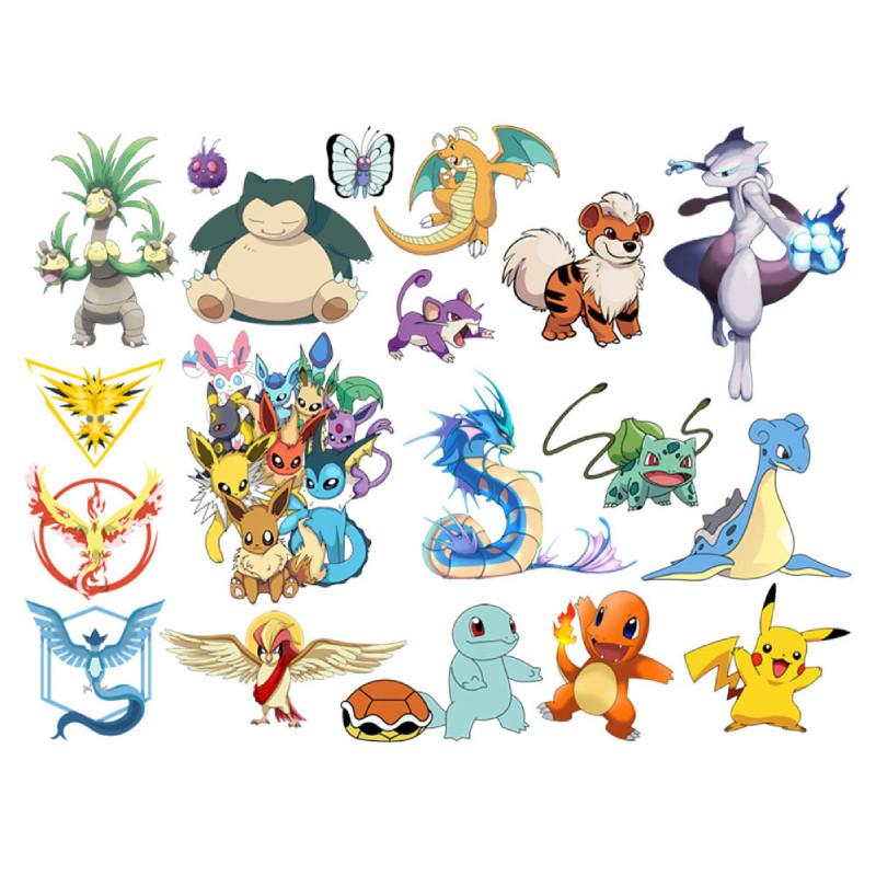 Cartoon Pokmon Wall Decor Pvc Material Bedroom Living Room Supplies Decoration