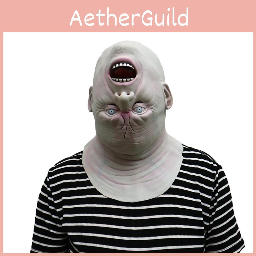 Terrifying Upside Down Full Head Mask For Halloween Parties And Cosplay Events