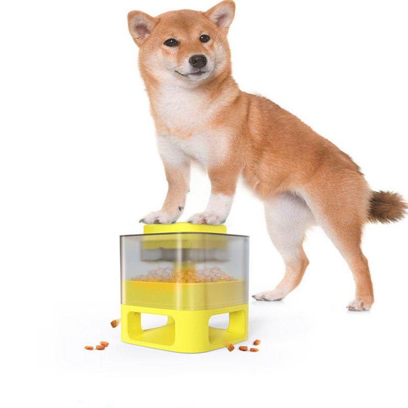 

Food Dispenser Dispenser for Dog Interactive Button Chew Dog Puzzle Taste Toys Free Play Puppy Bowl Play SMART | DOG FOOD