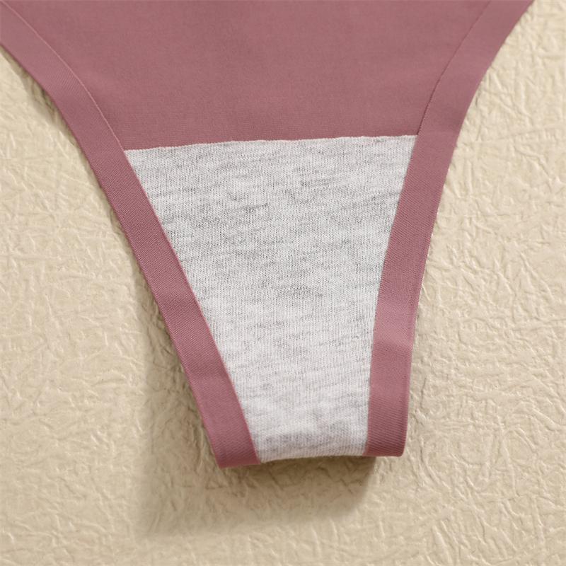 4PCS Ultra-thin Seamless Underwear Women's Invisible Panties Sexy Ice Silk Thongs Low Waist Breathable Bikini Stretchy Lingerie