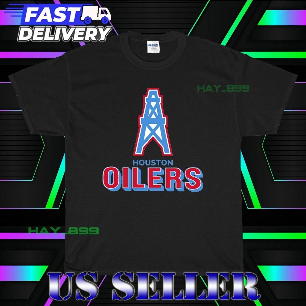 NEW SHIRT HOUSTON OILERS LOGO T-Shirt FUNNY AMERICAN USA UNISEX SIZE S-5XL 2XL