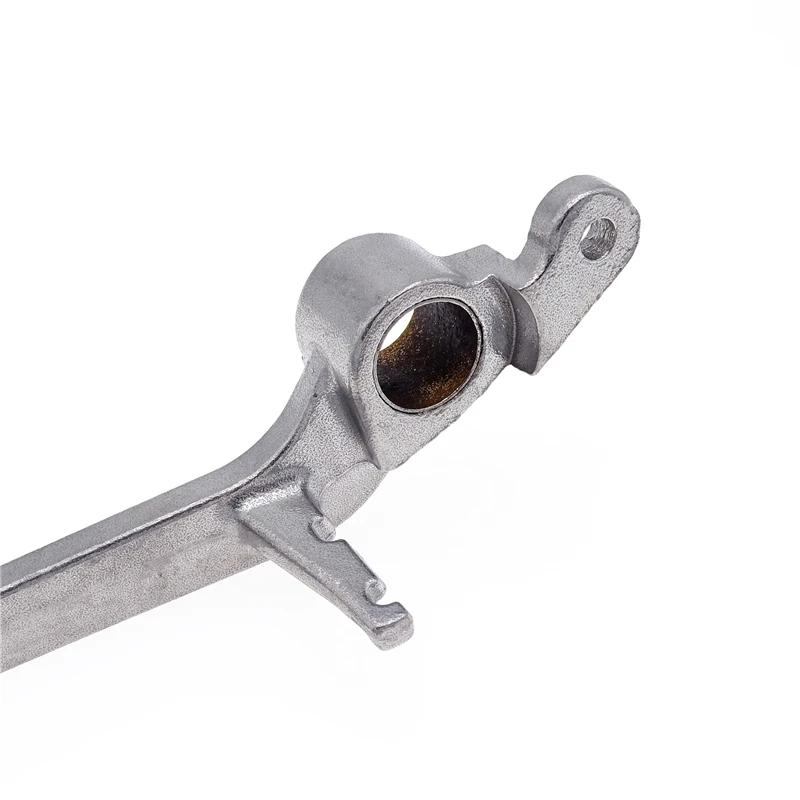 1 Piece Silver Aluminum Motorcycle Rear Brake Lever Foot Rest Pedal Motorcycle Parts For YAMAHA YZF1000 R1 2004 2005 2006