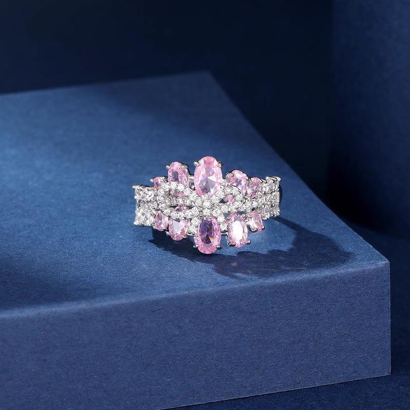 

Открытое элегантное регулируемое кольцо-бабочка для женщин с потрясающим геометрическим дизайном