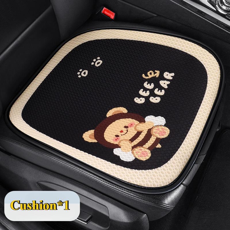 

Дышащий Милый Чехол на Автокресло Универсальный 4 Сезона Нескользящая Подушка на Заднее Сиденье Цельный Автоаксессуары