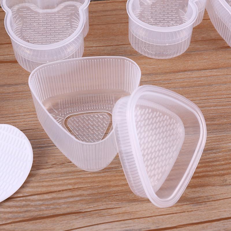 

4PCS DIY Sushi Mold Onigiri Rice Ball Food Press Transparent Triangular Sushi Maker Mold Sushi Kit Kitchen Bento Accessorie прозрачный