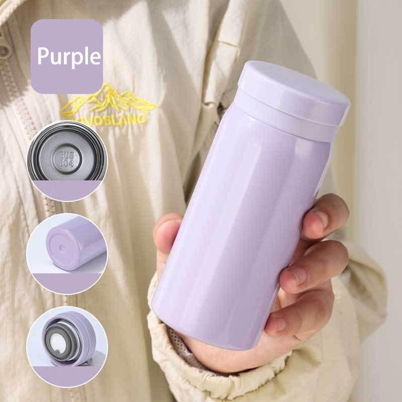 200ML/300ML Stainless Steel Pocket Cup Mini Insulated Cup Car Vacuum Flasks Coffee Cup Portable Leak-proof Thermal Water Bottle