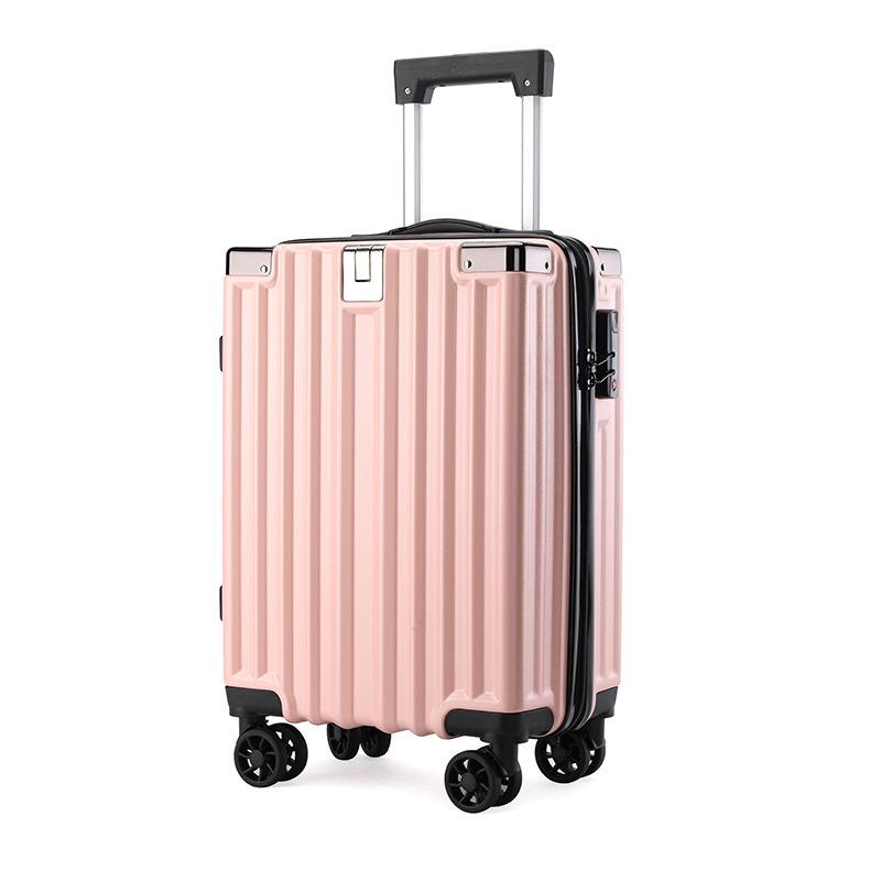 Großvolumiger geräuscharmer Spinner Aluminiumkoffer - 24" sturzsichere Reisetasche, 20" Handgepäck