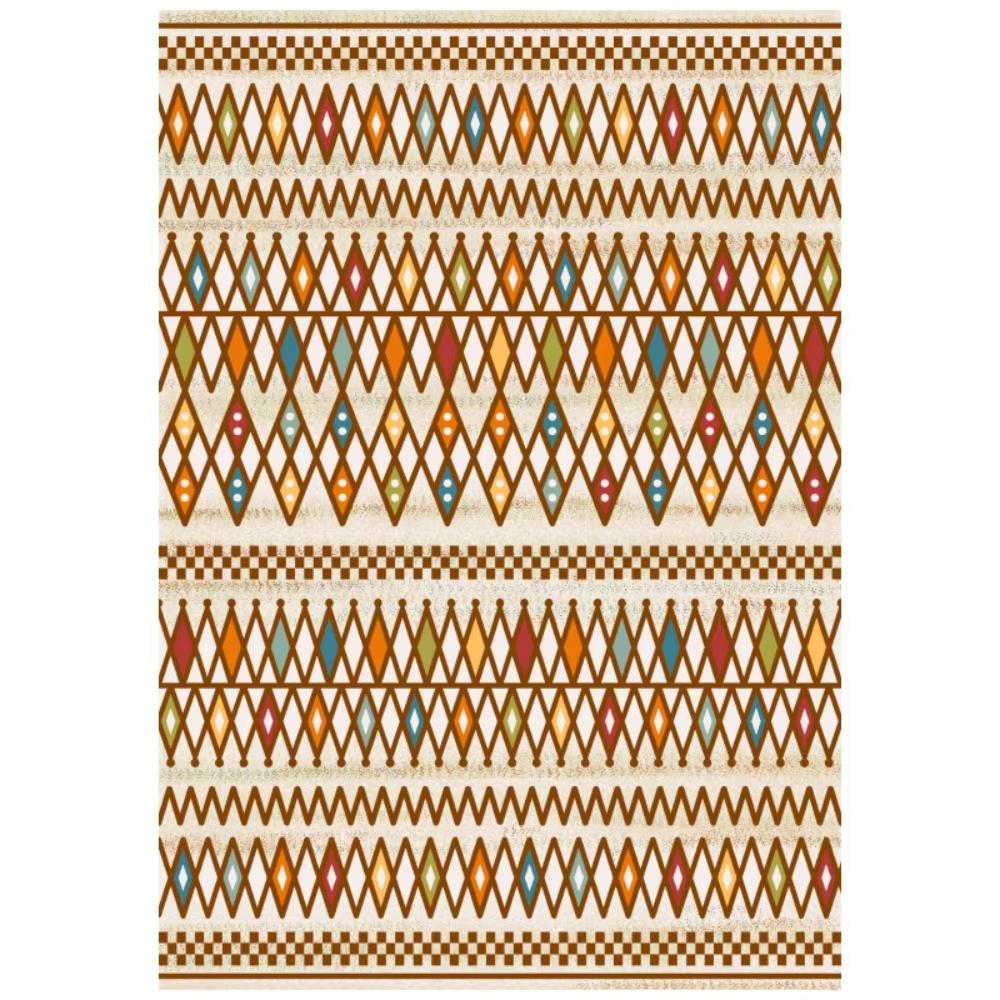 Nordic Moroccan Striped Theme Carpet Modern Geometric Rug for Living Room Bedroom Decor Kitchen Floor Mat Home Easter Gift