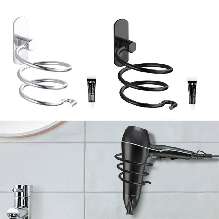 Hairdryer Organizer Blow Dryer Stand Hair Dryer Rack Wall Mounted Hair Care Tool