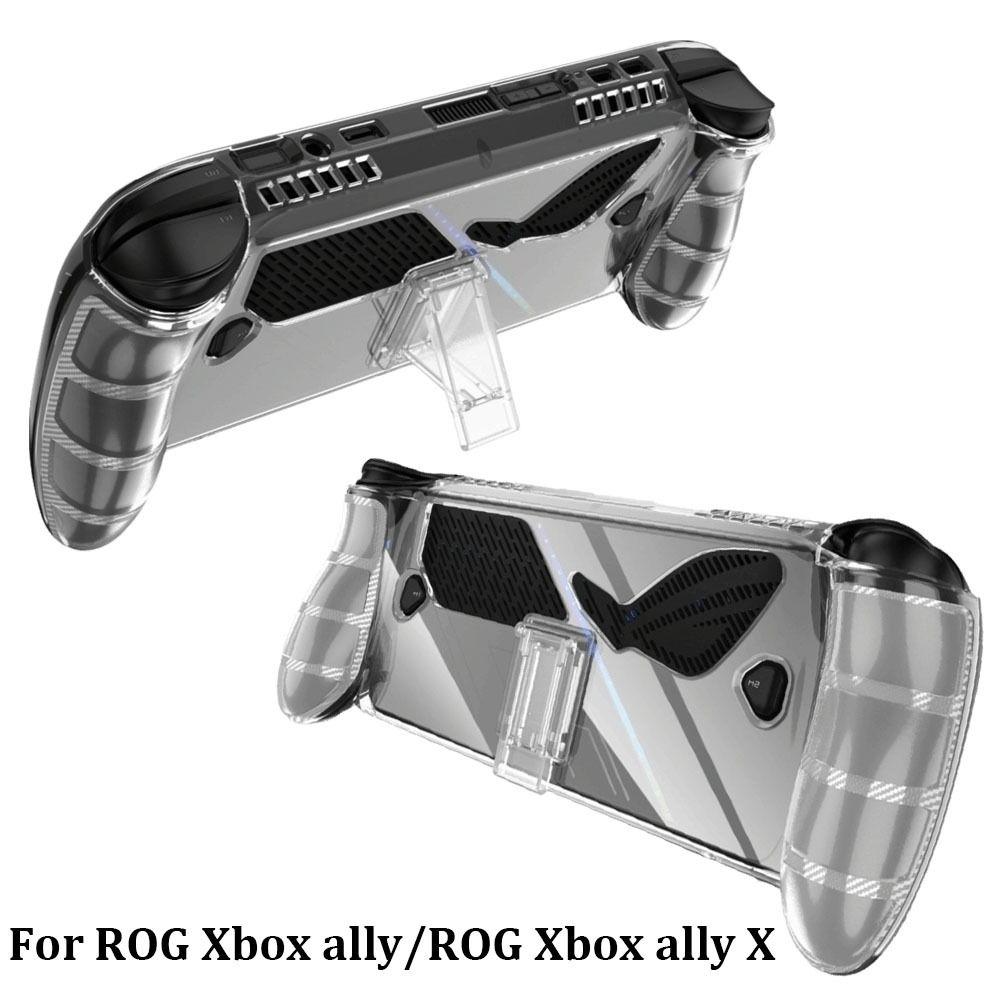 Transparent Protective Cover with Kickstand Host Shell Protective Shell for ROG Xbox Ally/Ally X
