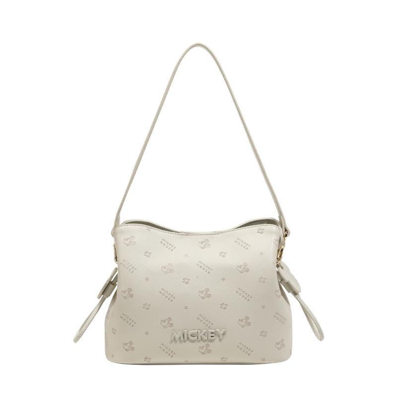 New Disney Mickey Series Pu Shoulder Bag, Crossbody Bag, Dumpling Bag Regular Women's Multicolor BMK-72617