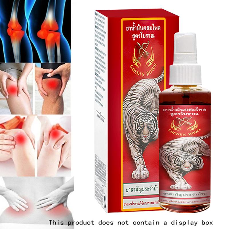 

Спрей с тигровым маслом может облегчить боль в суставах, позвоночнике, мышцах и талии