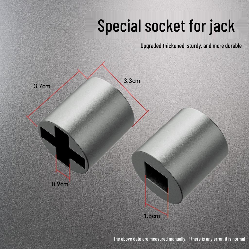 Effort-Saving Hydraulic Jack Socket Adapter for Electric Wrench