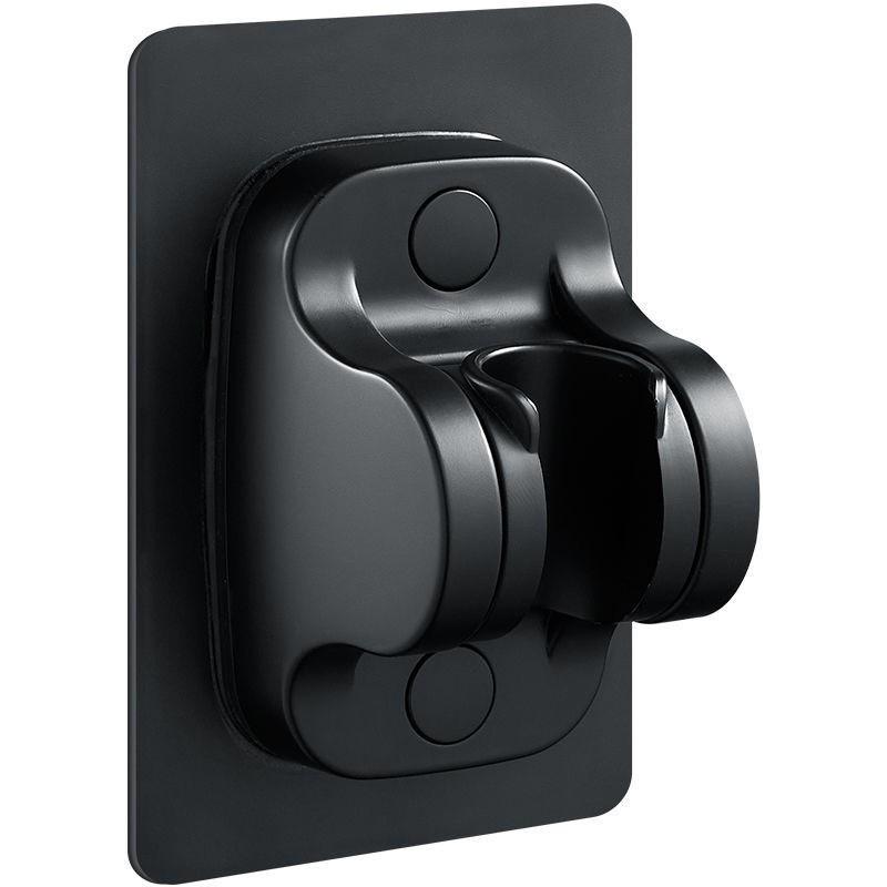 Black Lotus High-Pressure Shower Head with Five Functions and Large Panel