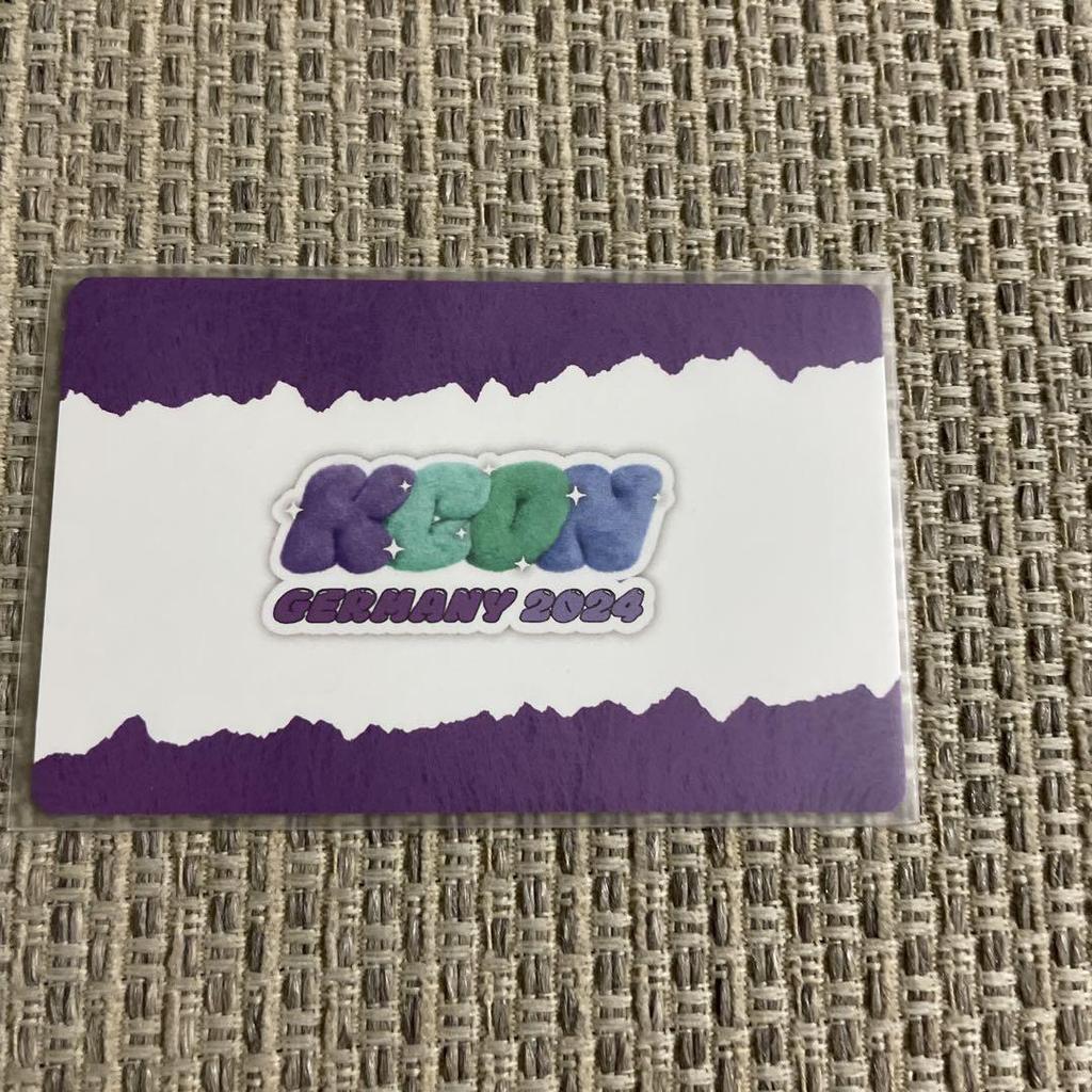 [USED] JO1 Sato Keigo autographed card KCON