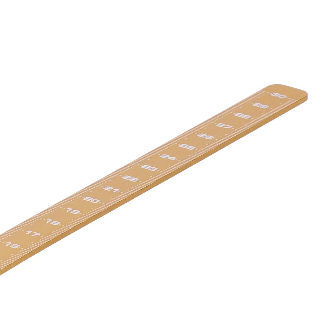 Adjustment Bow L Shape Chord Distance Ruler Aluminum Alloy Measuring Tool