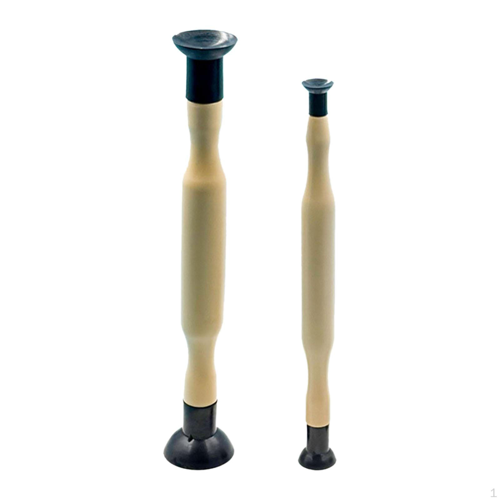 

2 Double-Ended Valve Stem Lapping Tools, Manual Rods for Truck Car Repair. жёлтый