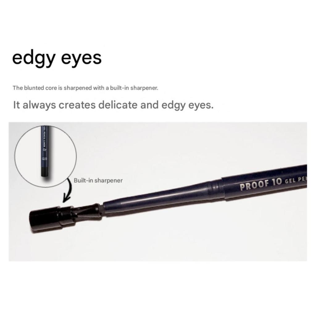 ETUDE HOUSE Proof 10 Gel Waterproof Pencil 0.3g (3 Options)