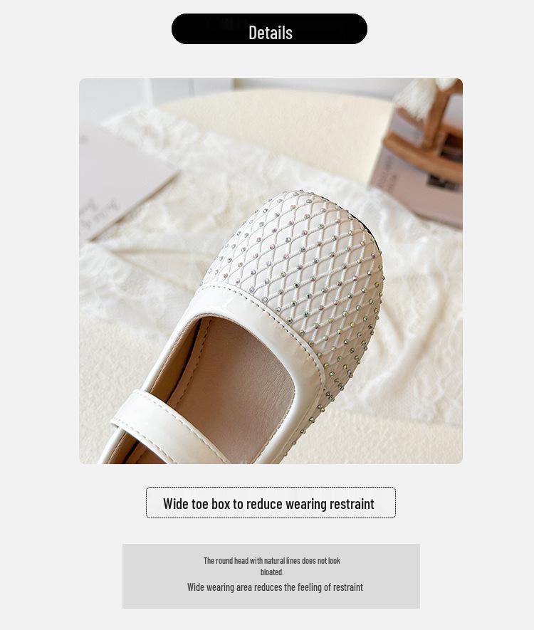 Korean-Style Soft-Soled Leather Shoes for Girls - Spring/Autumn 2025 New Fashion