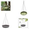 Bird Bath, Chain Feeder, Garden Hanging Bath for Pigeons in Outdoor