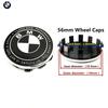 Car Hood Front Rear Trunk Emblem Hub Center Cap Steering Wheel Sticker For BMW G01 G20 F30 E36 E46 X6 M4 E60 E93 E87 X1 X3 X5 X6 rvsh75