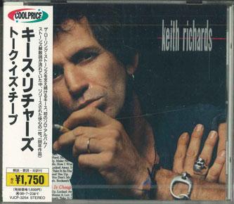 CD KEITH RICHARDS Talk is cheap VJCP3254 VIRGIN JAPAN 1996 Япония Рок Б/у