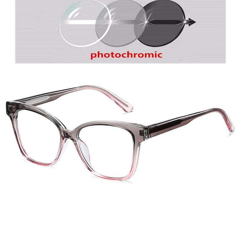 0 -0.5 -0.75 To -6.0  Anti Blue Rays Oval Prescription Spectacles With Cylinder Vintage Spring Hinge Short-Sight Eyewear