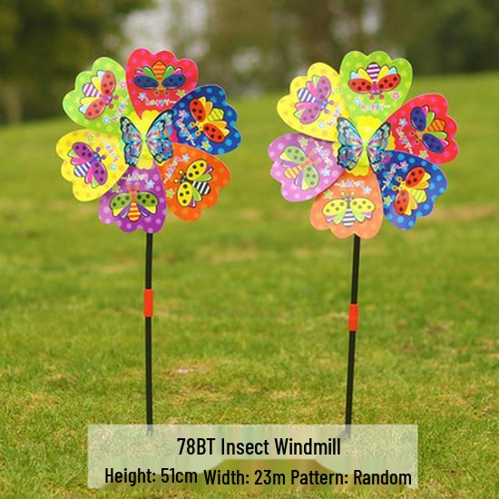 Children's Colorful Sunflower Sequin Pinwheel Toy