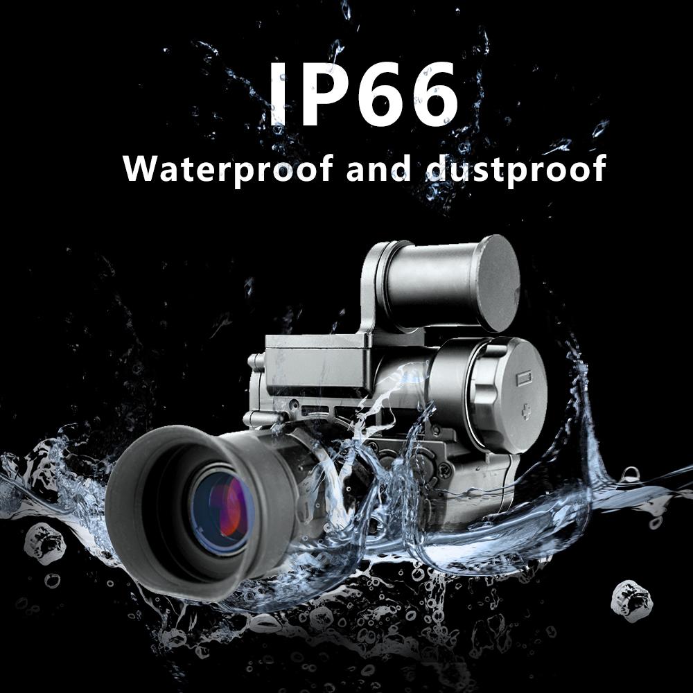 NVG10 Kopfmontiertes Nachtsicht-Monokular-Zielfernrohr WIfi Jagd Digitaler Helm Nachtsichtbrille mit 200m/656ft Sichtbereich