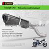 Motorcycle 675 Carbon Fiber Tail Modification Exhaust Muffler, 2006-2017