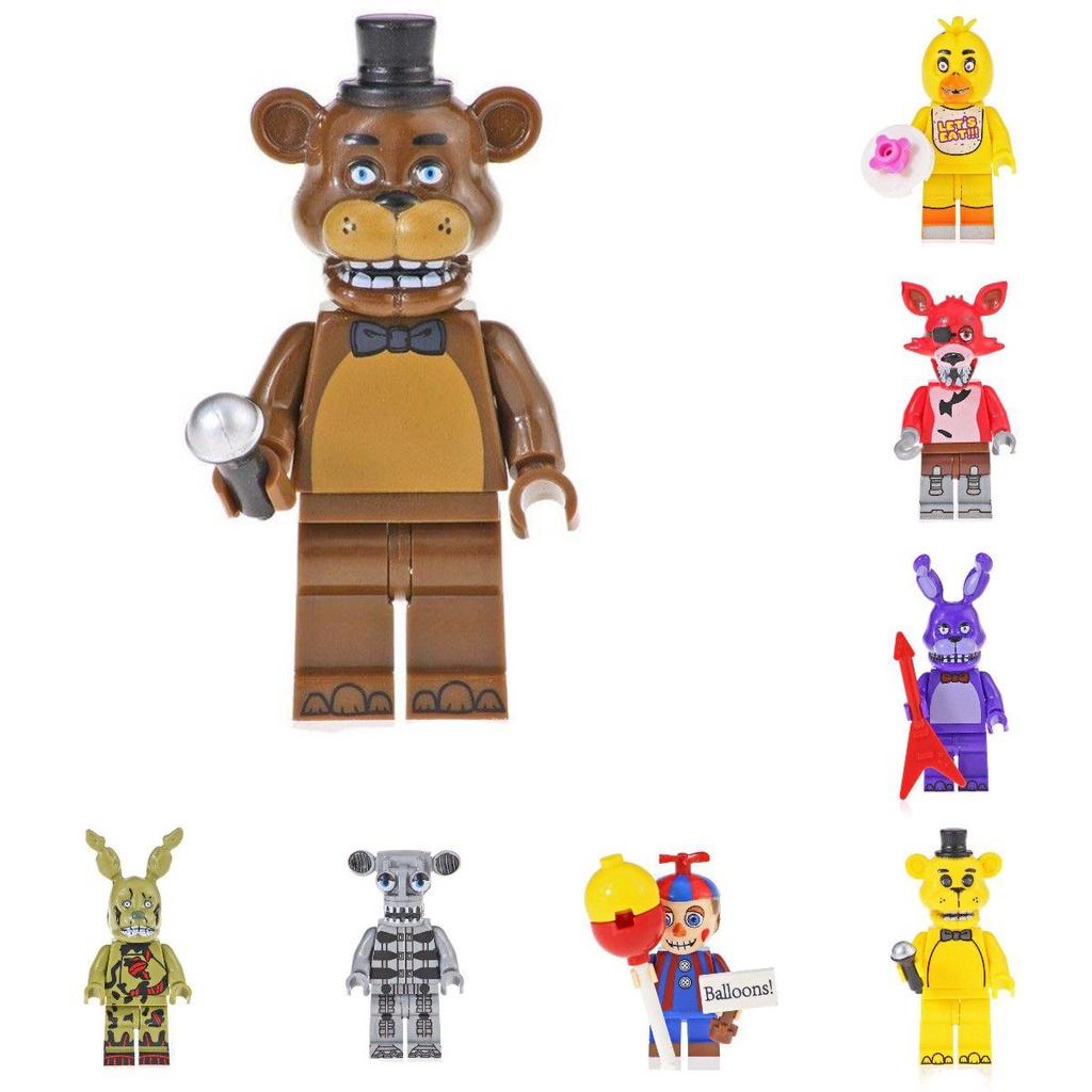 Nights At Five Freddys Midnight Bear  Assembled Building Dolls Toys Assembled