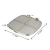 Stainless Steel Splatter Shield For AG301 Reusable 5-in-1 Indoor Grill Accessories Stainless Steel Splatter Screen For Ninja