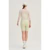 Huit Soft Modal Shirring Asymmetric Long Sleeve Tee Htwtl6i05t