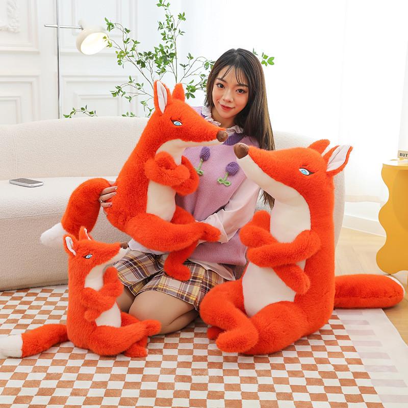 Series Big Confidence Bad Wolf Fox Crocodile Plush Toy Cartoon Animal Doll Gifts