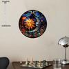Sun and Moon Catcher Indoor Outdoor Home Decor, Craft Stained Acrylic Suncatchers Catcher, Ornament Hanging Suncatcher, Home Room, Garden Wall Decor