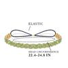 Crystal Hairband with Simple Headband for and Gift for Women Gold and Rhinestones, Fashionable, Classic, Parties, Dates, Concerts, More. (Free, Green)