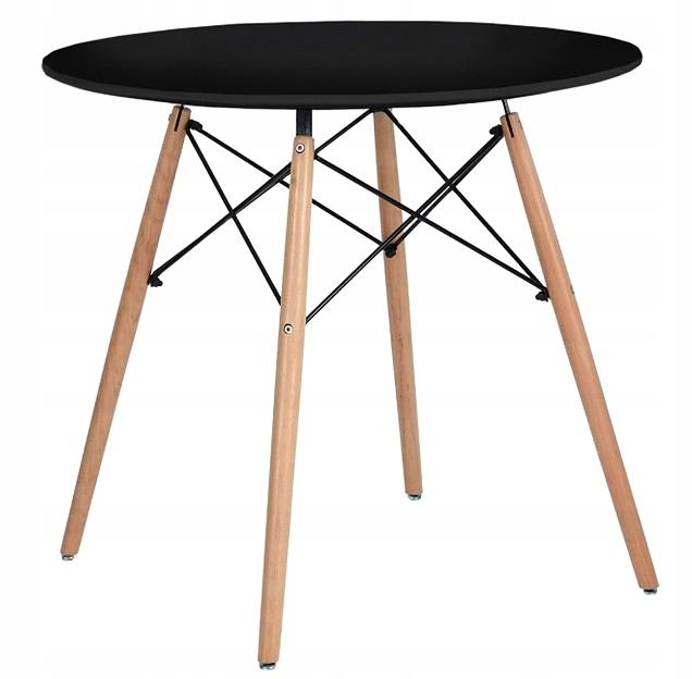 JUST HOME Scandinavian round table 60cm black