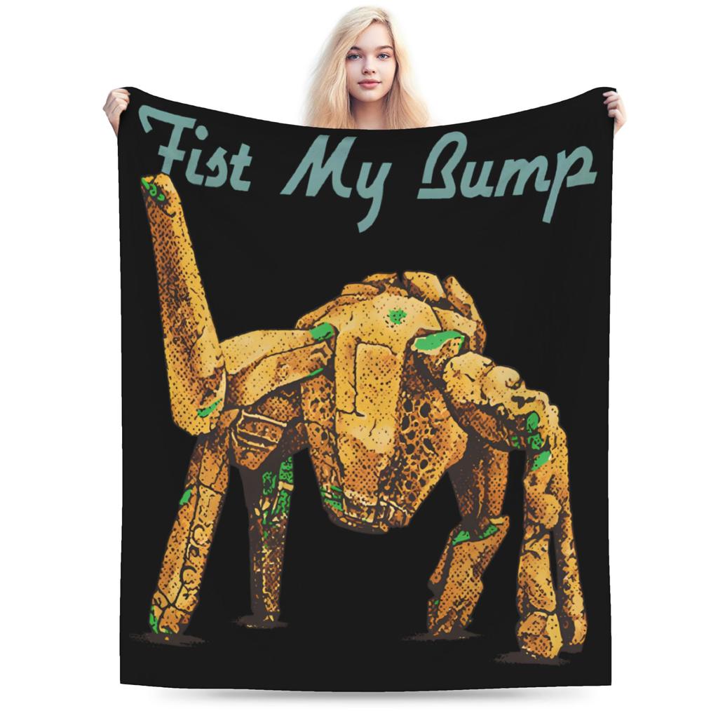 Rockys Project Hail Mary Fists My Bump Aliens Comic Blanket Fleece Air Conditioning Throw Blanket for Sofa Bedroom Bedspread