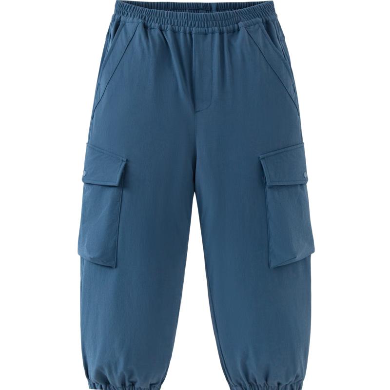 Minibala Kids' Spring/Autumn Straight-Leg Casual Cargo Pants