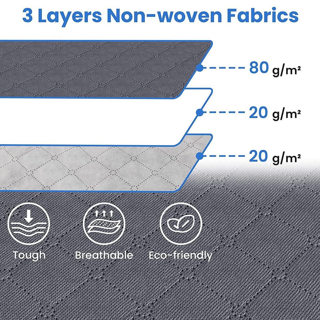 2/4/6 Pack Storage Bags with Handles, Clothing Protection Bags For Bedding, Quilts, Clothing, And Various Other Storage Needs.