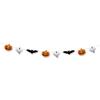 Halloween Decoration Paper Flag Bar Party Arrangement Ghost Festival Pumpkin Black Bat Latte Flower Customization