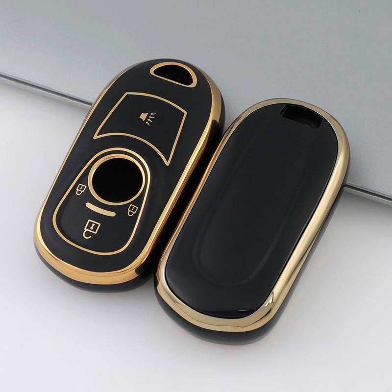 Buick Envision Key Cover for Encore GX, Regal, LaCrosse, GL68 - Decorative Car Bag Shell with Buckle