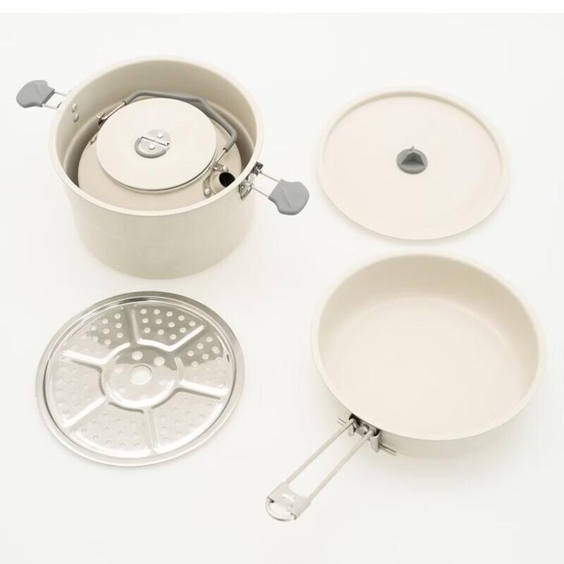 ZISIZ Outdoor Camping Cookware Kettle Set