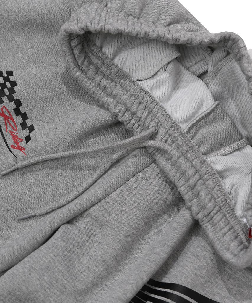 PHYPS MOTORCYCLE Logo Artwork Sweat Pants Gray
