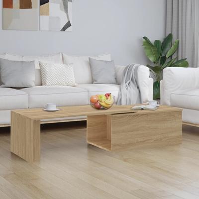 vidaXL Couchtisch Sonoma-Eiche 150x50x35 Cm Holzwerkstoff