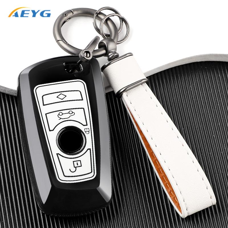 Fashion Tpu Car Key Cover Case Protection Shell Keychain For Bmw 1 3 5 7 Series X1 X3 X4 X5 F10 F15 F16 F20 F30 F18 F25 M3 M4