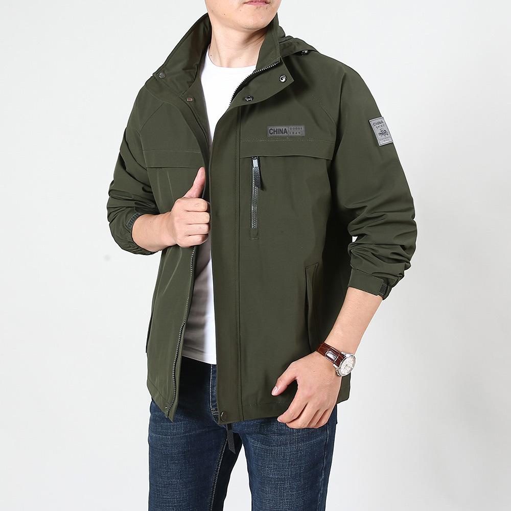 Spring and Autumn Thin Breathable Jacket Youth Casual Sports Outdoor Stretch Jacket
